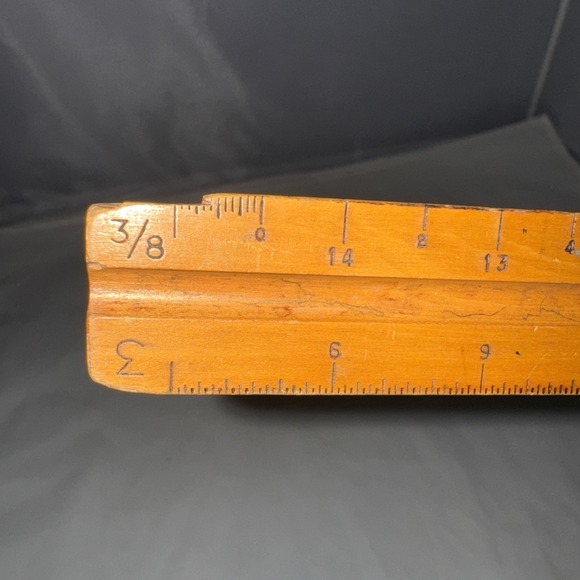 VTG‎ Boxwood Triangle Engineer Ruler 13" - Picture 7 of 9